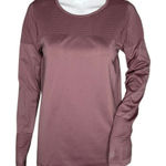 Fabletics  Shirt‎ Womens Medium Dusty Pink Musetta Top Gym Workout Athleisure Photo 0