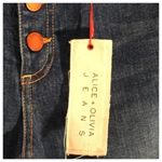Alice + Olivia Glow-up jeans size 27. Blue with red stripes. NWT Photo 5