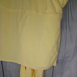 J.Jill Yellow Wrap Rayon Top Size M Photo 4