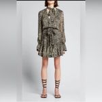 Alexis  Malika tie neck printed mini dress NWOT Photo 3