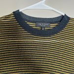 Rag and Bone Raina Lurex Striped Crewneck Sheer Sweater Size Small Photo 5