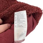 Vince Cozy Teddy Faux Fur Hoodie In Cordovan Maroon Size XS Photo 14