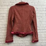 Diane Von Furstenberg  Marika Wool Tweed Jacket Zip Up Size 6 Vintage Photo 7