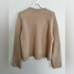 ANINE BING  Paris Kendrick University Cashmere Sweater Tan Size Small Photo 7