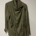 Anthropologie Hei Hei Slouchy Utility Jacket Lace Detail Small Photo 4