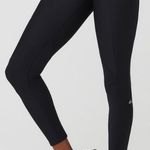 Alo Yoga Ribbed Airlift Enchanted Leggings High Waisted 7/8 Pockets Black Photo 0