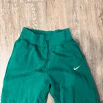 Nike Green  high waisted green sweatpants Photo 1