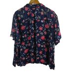 Tendency 3X Dark Navy Rose Top Plus Pink Photo 3