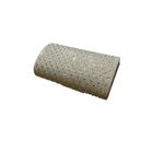 Silver Fashion Glitter Fabric Clutch Bag With Rhinestones Silver Photo 1