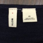 Anthropologie MOTH Navy Pointelle Knit Pullover Photo 2
