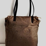 Fendi Authentic  Zucca monogram tote bag nylon/leather Photo 0