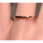 Boutique Dainty 14k‎ Gold Plated 925 Silver “LOVE” Bar Ring, Size 6 Photo 1