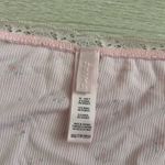 SKIMS Soft Lounge Lace Long Sleeve Button Up Shirt in Rose Print Photo 8