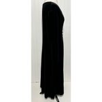 Amanda Smith  Velvet Velour Long Sleeve Maxi Dress Wednesday‎ Style Black Size 12 Photo 8