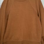 Banana Republic  Women’s Cinnamon Brown Fleece Mockneck 2 pc Sweatsuit Size Med Photo 3