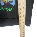 AC/DC ACDC Women's Size Medium Black Neon Band Tee Graphic Crewneck Sweater Photo 7