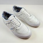 Reformation  Harlow Womens Shoes White Leather Floral Casual Sneakers Size 9 Photo 6