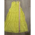 Lilly Pulitzer Size XS Indira Swing Dress Lilly’s Lemon 🍋 Eyelet High Neck Mini Photo 7