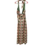 ASTR THE LABEL Giova Dress Size Large Maxi Wedding Cocktail Evening Floral Satin Photo 3