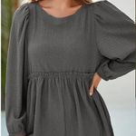 Pink Lily  Corduroy Ribbed Olive Green Romper Photo 0