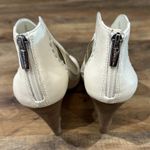 Vince Camuto  White Heeled Boots with Peep-Toe Design Photo 4