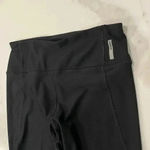 RBX Atheltic Black Leggings Criss Cross Mesh Calf Women’s Small Yoga Athleisure Photo 2