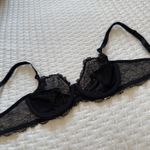 Wacoal  34B Embrace Lace Black & White Floral Bra Underwire Unlined 65191 Photo 11