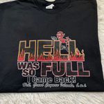 Delta Pro Weight Vtg Hell was so full I came back! Hell Grand Cayman Islands Humor graphic tee Photo 5