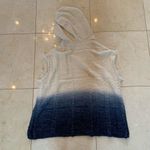 Free People  NWOT Ombre Poncho Vest Sweater Sz SM Photo 3
