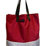 Calvin Klein  Women's Two-Tone Tote Bag pink and‎ gray Spacious Interior Photo 0