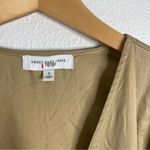 Sweet Baby Jamie Dress Taupe Wrap Neutral Size Small Brown Photo 2