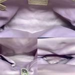 Coach Tartan Plaid Kiss-lock Carryall Lavender & Champagne Tote Photo 10