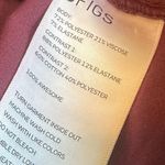 FIGS  Zamora Jogger Scrub Pants Drawstring Stretch Burgundy Size Small Women's Photo 11