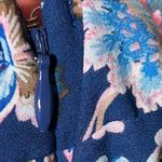 Blue Rain  Boho Floral Maxi Skirt Charles Style Size Large Photo 6