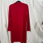 Chico's Chico’s Women’s 1 Red Wild Poppy Polished Vneck Dress New Photo 4