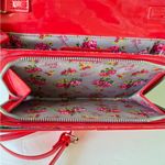 Betsey Johnson  Vibrant Red Heart Crossbody Clutch with Bow Photo 6