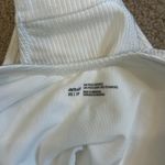 Aerie NWT  Shine Rib Birthday Scoop Cheekiest One Piece Swimsuit White Size XS Photo 5