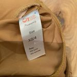 Muses Only Corset Inspired Seam Detail V Neck Bra and Shorts in Burnt Caramel Photo 5