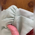 All in Favor NWOT Mint Green Short Puff Sleeve Short Dress Size L Lace Neckline Photo 3