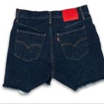 Levi's Levi’s Engineered Jeans - Dark Wash Cut-Off Shorts - W25 Photo 0
