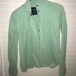 American Eagle Super cute mint green flannel Photo 2