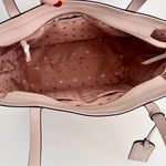 Kate Spade NWOT Pinkish Grey Blush Nude ‘Lalena’ Large Pocket Leather Tote Bag Photo 8