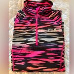 FILA Women’s Small  pull over zip up gym workout sweat shirt jacket NWTS Photo 8