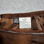 Le Suit  Petite Brown Leaf Print 2-Piece Set Photo 4