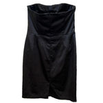 White House | Black Market COPY -  Elegant Black Strapless Cocktail Dress Size 12 Photo 5