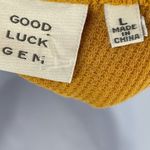 Nordstrom Good Luck Gem Long Sleeve Ribbed Basic Solid Crop Top Large Photo 70