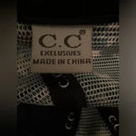 CC Exclusives Denim Strapback Cap Women One Size US Flag Broken Photo 4