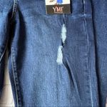 Ymi Womens Junior Style Blue Flare Leg Denim Sz 7/28 NWT Photo 2
