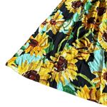 Maeve x Anthropologie Sunflower Print Dress Floral Strapless Cutout Back Small Photo 8
