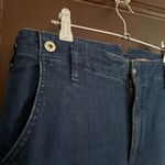 PILCRO | Dark Blue Wide Leg Trouser Jeans with Button Details | Size 28 Photo 4